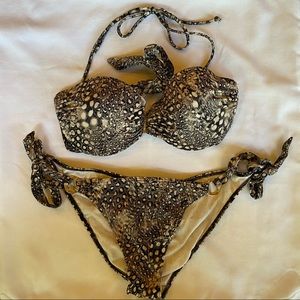 Victoria Secret Snake Print Bikini